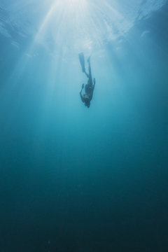 Female Free Diver