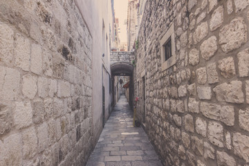 Fototapeta na wymiar Old Town Street, Dubrovnik