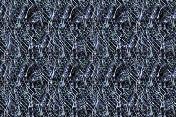 Fractal - millions of spermatozoa, overlapped texture