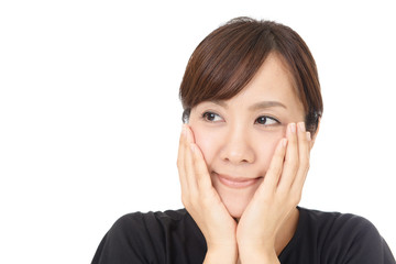 Fototapeta premium 微笑む女性