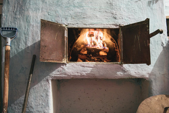 Traditional wood fired oven