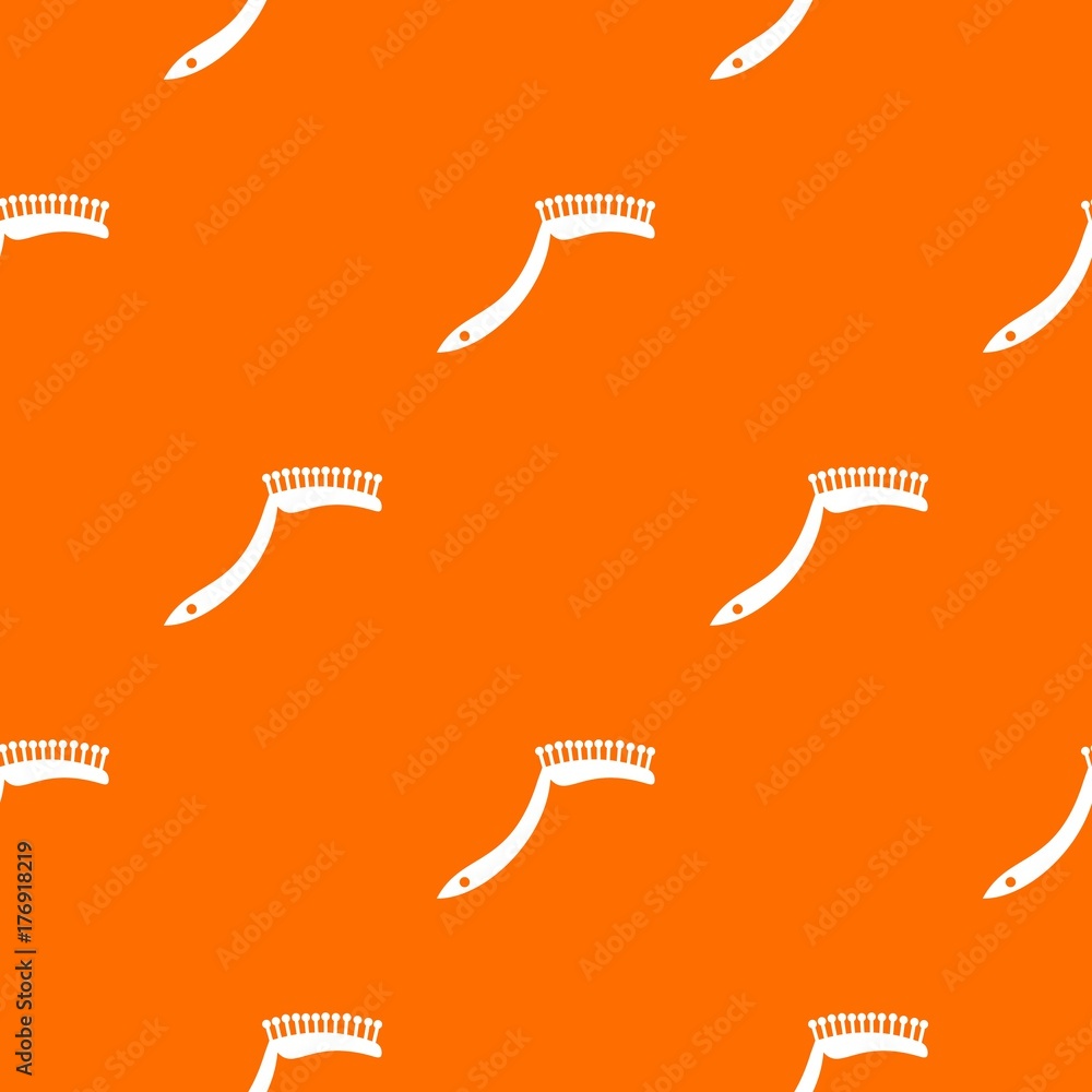 Poster pet comb pattern seamless