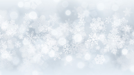 Background of snowflakes