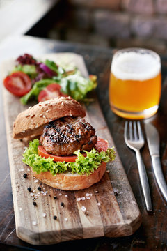 Gourmet burger roll