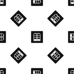 Shop security anti theft sensor gates pattern seamless black