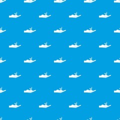 Sprout in the human hand pattern seamless blue