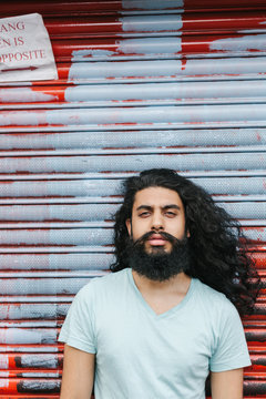 Muslim Young Man in the Street