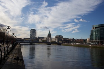 Fototapeta na wymiar Dublin City Skyline