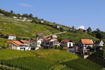Fototapeta na wymiar Village Suisse