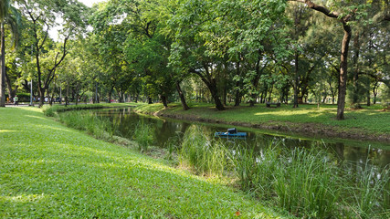 Relax time at public lumpini park