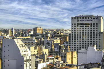 Fototapeta na wymiar Buenos Aires Cityscape, Capital City of Argentina, Puerto Madero Neighborhood