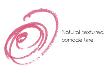 Natural pomade art design elements with curves, lines, abstract textured shapes for creating of banners and labels of cosmetic.