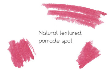 Natural pomade art design elements with curves, lines, abstract textured shapes for creating of banners and labels of cosmetic.