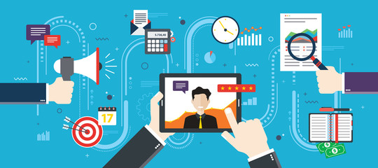 Evaluation and feedback in financial.