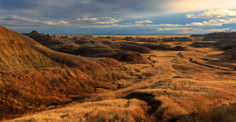 Golden Hour in Badlands National Park, South Dakota