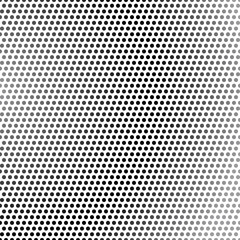 Carbon Fiber Texture. Black and White Halftone Vector Background. Abstract Technology Vector Template.