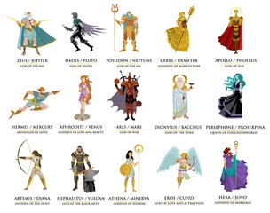 olympian greek gods