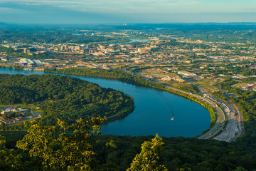 Chattanooga vista from Lookout Mountain