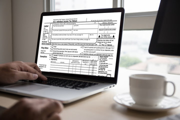 Obraz premium Time for Taxes Planning Money Financial Accounting Taxation Businessman Tax Economy Refund Money