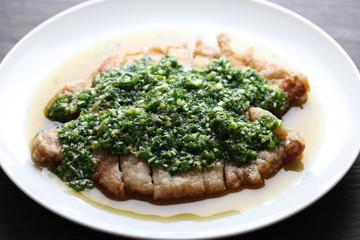 豚肉のねぎ南蛮