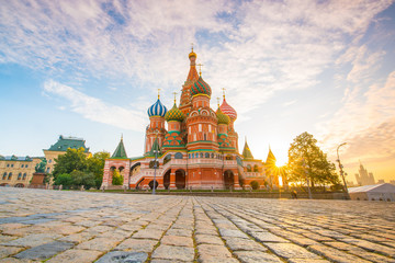 Basil's cathedral at Red square in Moscow © f11photo