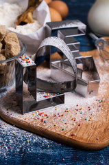 Metal molds for cookies