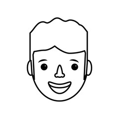 man  face  vector illustration