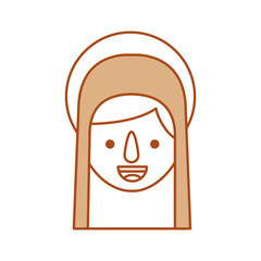 blessed holy virgin mary christmas celebration icon