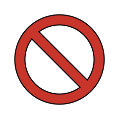 forbidden symbol icon