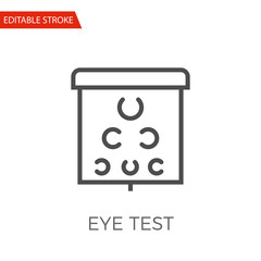 Eye Test Vector Icon
