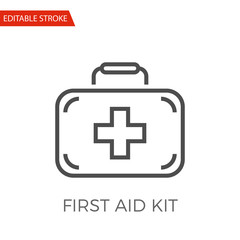 First Aid Kit Vector Icon