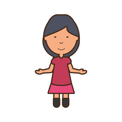 cartoon girl icon
