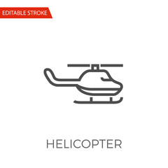 Helicopter Vector Icon