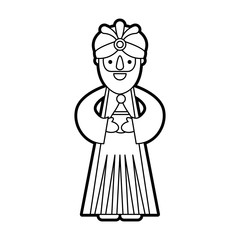 manger wise king christmas celebration bring presents to jesus