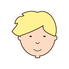 cartoon boy icon
