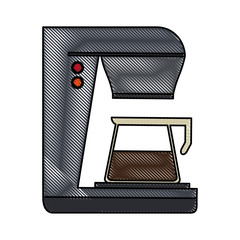 Coffee machine with kettle icon vector illustration graphic design