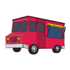 Ice cream van icon vector illustration graphic design