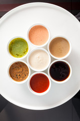 different kind of sauce