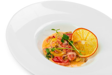Shrimp Scampi with Spaghetti