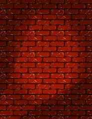 Fototapeta na wymiar red brick wall