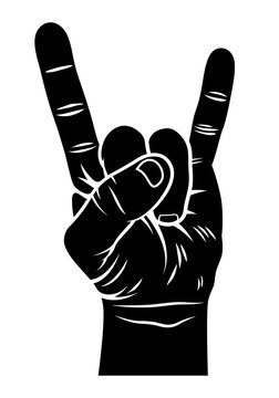 recommend clip art: Hand silhouette 003