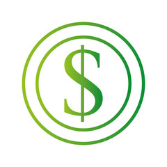 dollar coin currency cash money bank