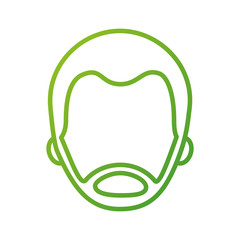 man avatar face male business character image