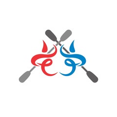 Row logo / icon vector