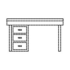 furniture desk drawers wooden table design