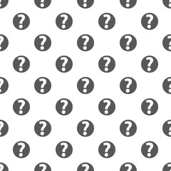 Question mark sign pattern seamless