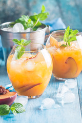 Peach cocktail or tea