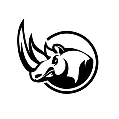 rhinos logo / icon illustration