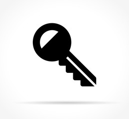 key icon on white background