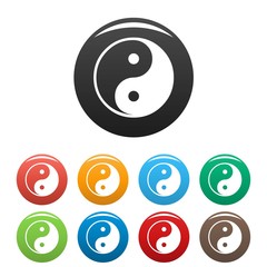 Ying yang symbol of harmony and balance